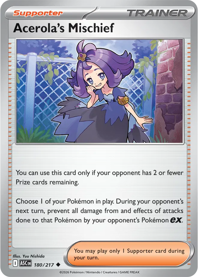 Acerola's Mischief Ascended Heroes Uncommon 180/217
