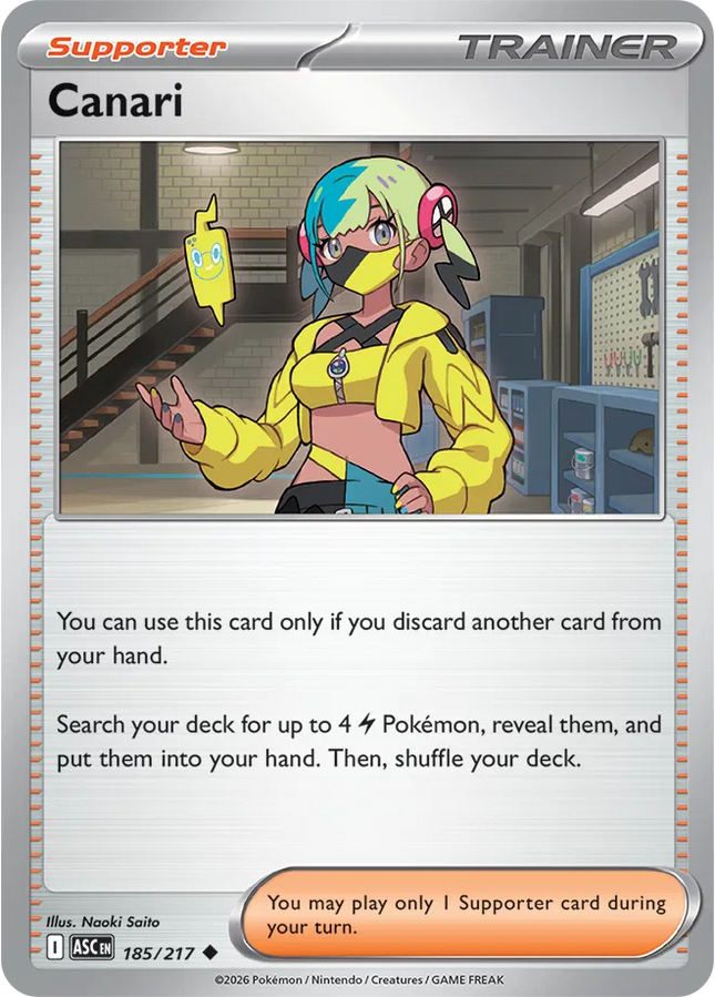 Canari Ascended Heroes Uncommon 185/217