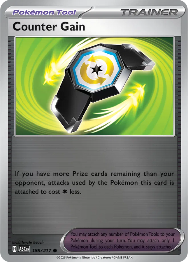 Counter Gain Ascended Heroes Common 186/217 Reverse Holofoil