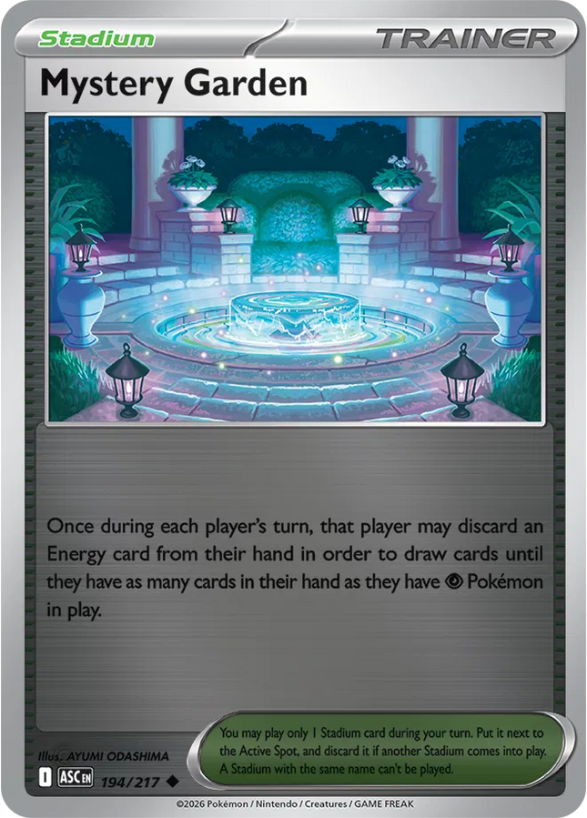 Mystery Garden Ascended Heroes Uncommon 194/217 Reverse Holofoil