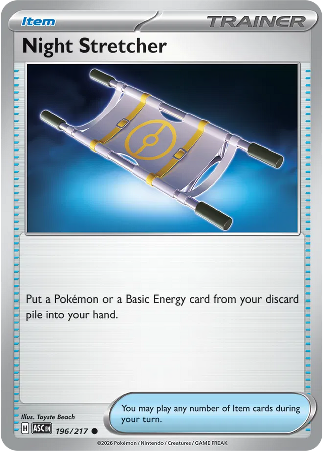 Night Stretcher Ascended Heroes Common 196/217