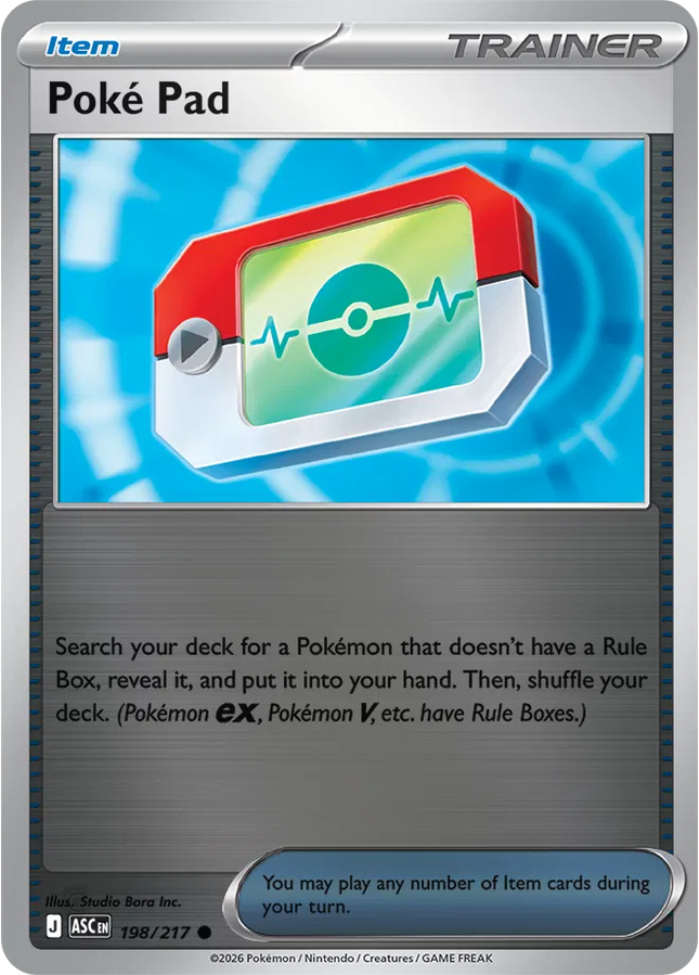 Poke Pad Ascended Heroes Common 198/217 Reverse Holofoil