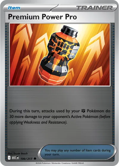 Premium Power Pro Ascended Heroes Uncommon 199/217 Reverse Holofoil