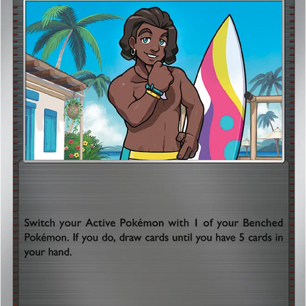 Surfer Ascended Heroes Common 200/217 Reverse Holofoil