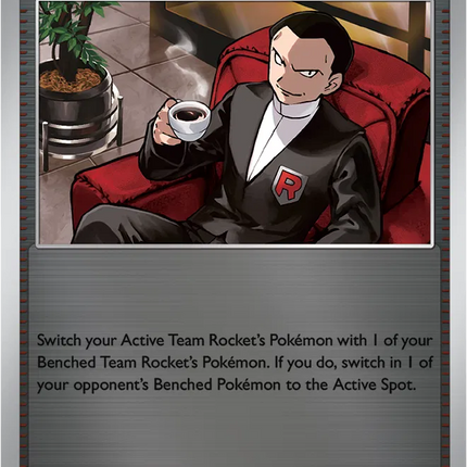 Team Rocket's Giovanni Ascended Heroes Uncommon 204/217 Reverse Holofoil