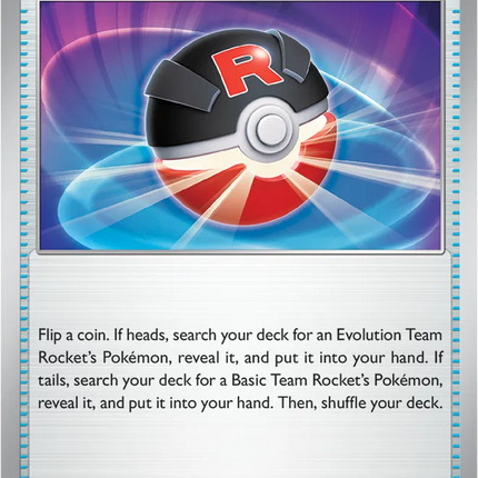 Team Rocket's Great Ball Ascended Heroes Uncommon 205/217