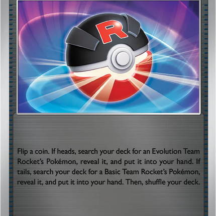 Team Rocket's Great Ball Ascended Heroes Uncommon 205/217 Reverse Holofoil