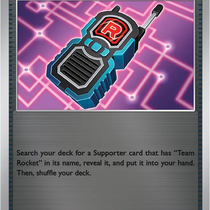 Team Rocket's Transceiver Ascended Heroes Uncommon 209/217 Reverse Holofoil