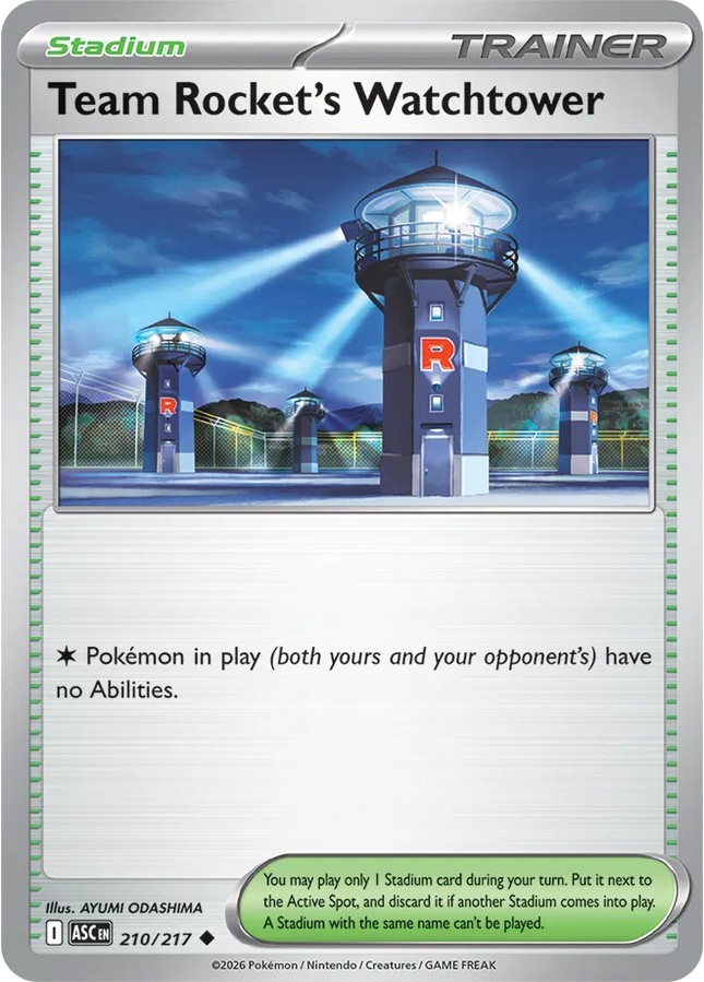 Team Rocket's Watchtower Ascended Heroes Uncommon 210/217