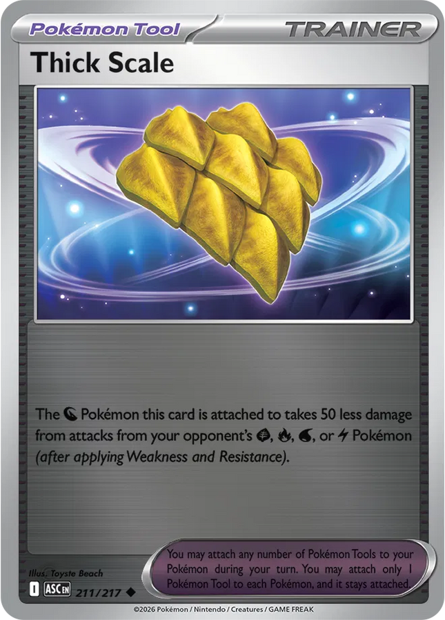 Thick Scale Ascended Heroes Uncommon 211/217 Reverse Holofoil