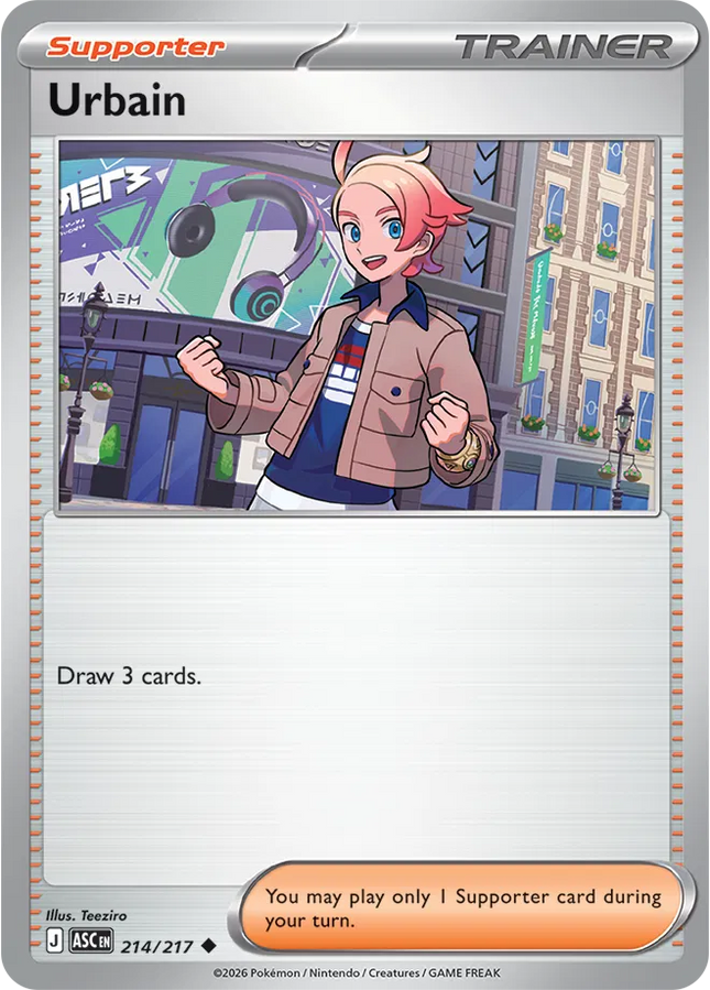 Urbain Ascended Heroes Uncommon 214/217
