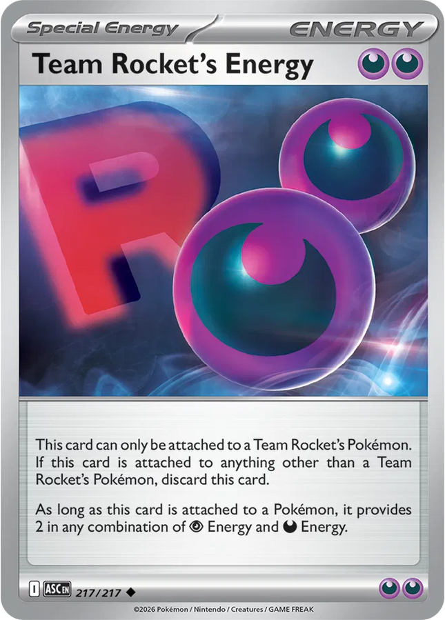 Team Rocket's Energy Ascended Heroes Uncommon 217/217