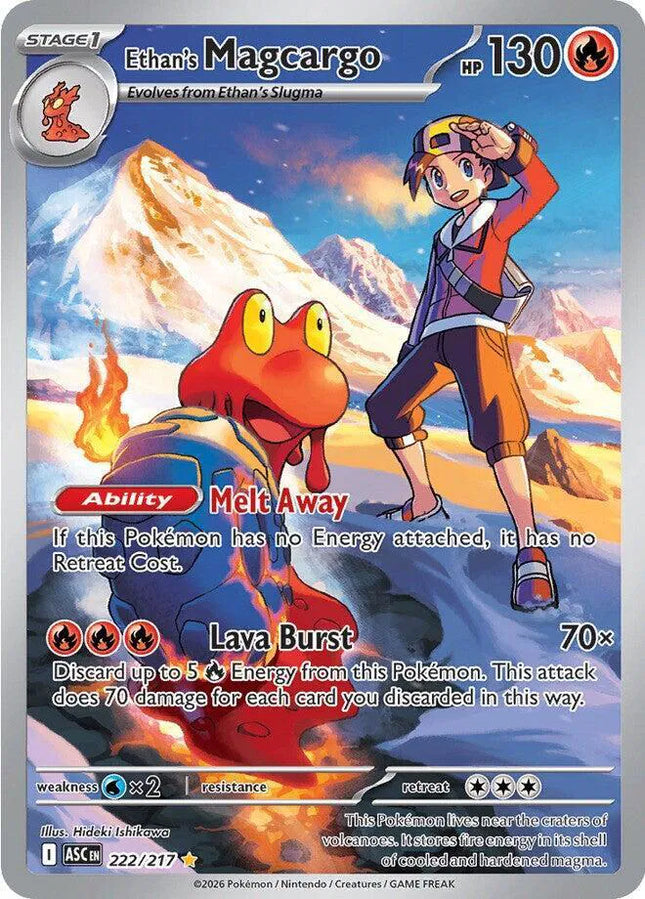 Ethan's Magcargo Ascended Heroes Illustration Rare 222/217