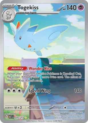 Togekiss Ascended Heroes Illustration Rare 235/217