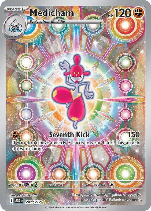 Medicham Ascended Heroes Illustration Rare 241/217