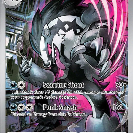 Galarian Obstagoon Ascended Heroes Illustration Rare 245/217