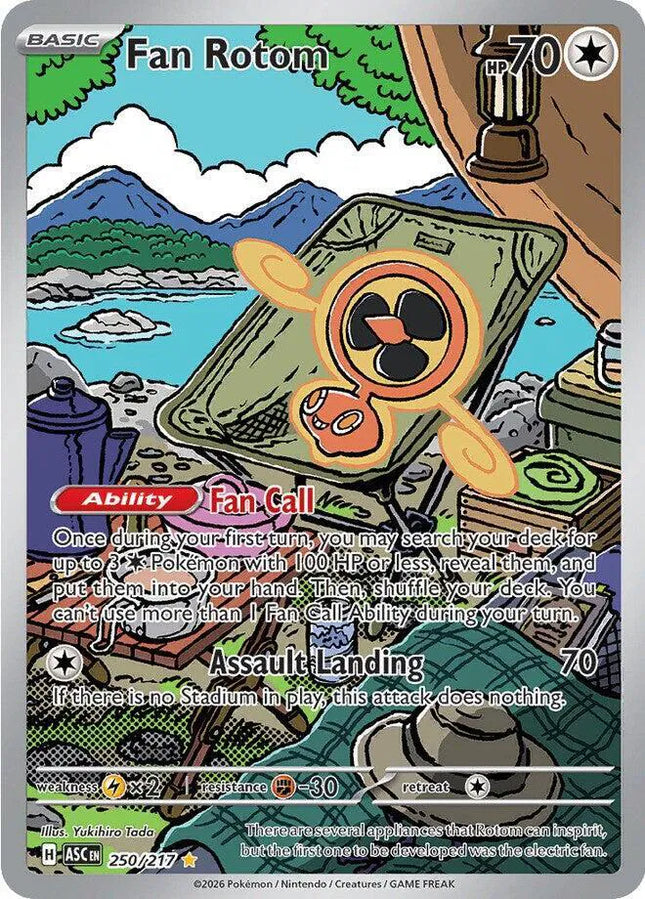 Fan Rotom Ascended Heroes Illustration Rare 250/217