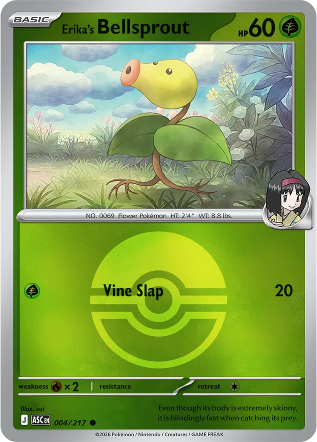Erika's Bellsprout (Poke Ball) Ascended Heroes Common 004/217