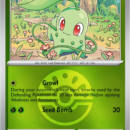 Chikorita (Friend Ball) Ascended Heroes Common 008/217