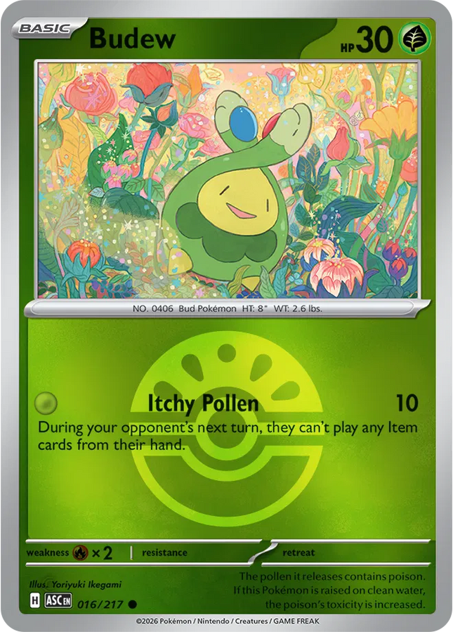 Budew (Friend Ball) Ascended Heroes Common 016/217