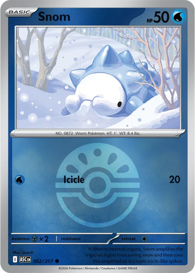 Snom (Friend Ball) Ascended Heroes Common 052/217