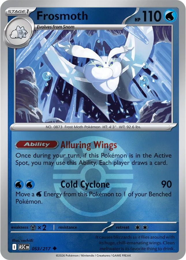 Frosmoth (Friend Ball) Ascended Heroes Uncommon 053/217