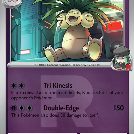 Team Rocket's exeggutor (Team Rocket) Ascended Heroes Rare 078/217