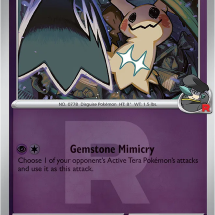 Team Rocket's Mimikyu (Team Rocket) Ascended Heroes Uncommon 097/217