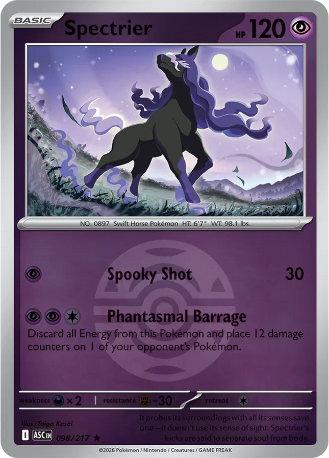 Spectrier (Dusk Ball) Ascended Heroes Rare 098/217