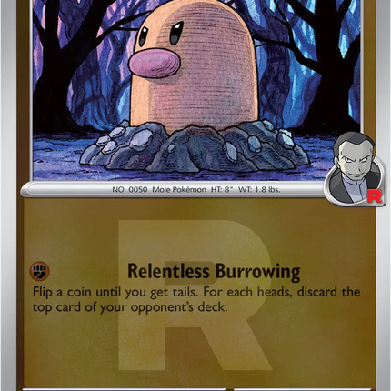 Team Rocket's Diglett (Team Rocket) Ascended Heroes Common 100/217