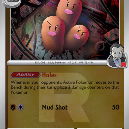 Team Rocket's Dugtrio (Team Rocket) Ascended Heroes Uncommon 101/217