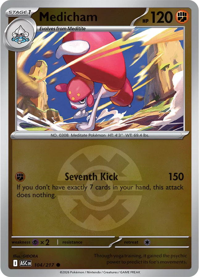 Medicham (Quick Ball) Ascended Heroes Common 104/217