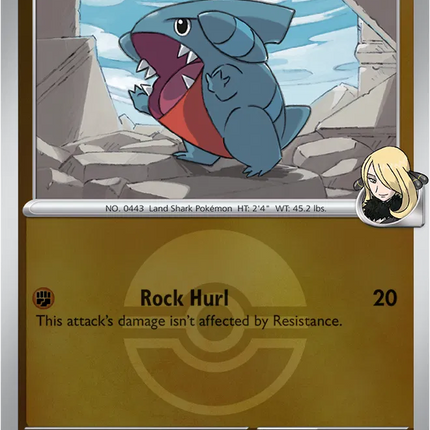 Cynthia's Gible (Poke Ball) Ascended Heroes Common 109/217