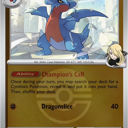 Cynthia's Gabite (Poke Ball) Ascended Heroes Uncommon 110/217