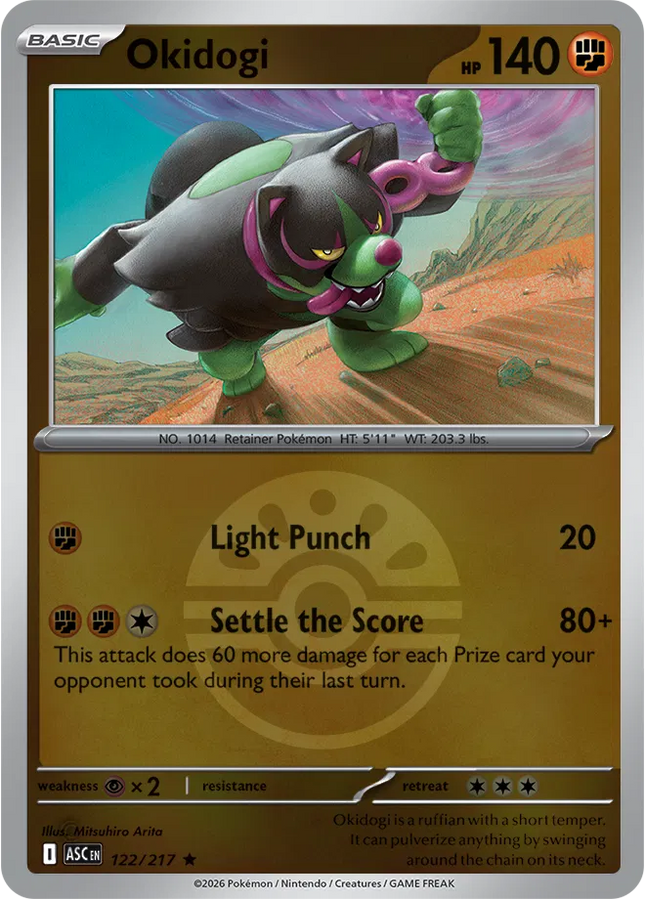 Okidogi (Friend Ball) Ascended Heroes Rare 122/217