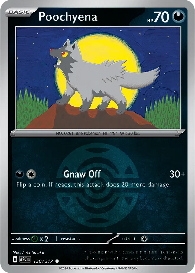 Poochyena (Dusk Ball) Ascended Heroes Common 128/217