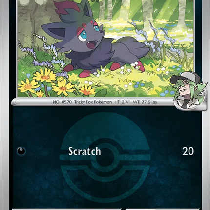 N's Zorua (Poke Ball) Ascended Heroes Common 136/217