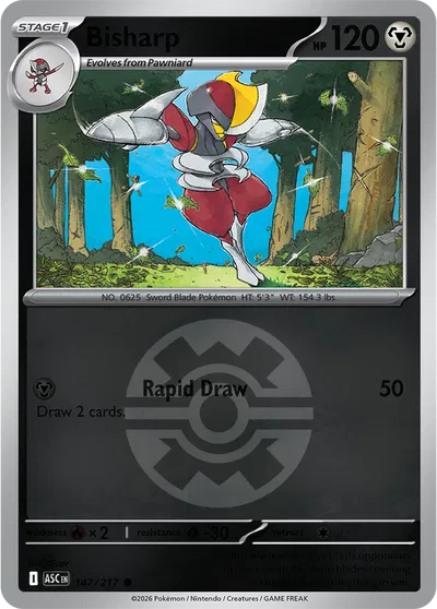 Bisharp (Quick Ball) Ascended Heroes Common 147/217