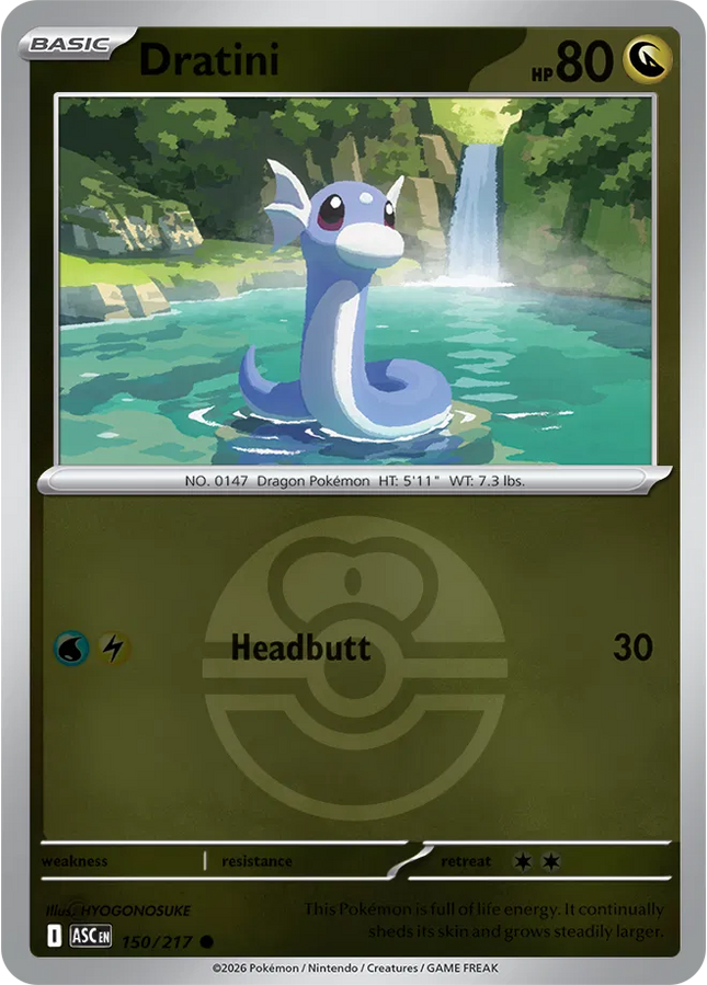 Dratini (Love Ball) Ascended Heroes Common 150/217