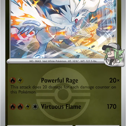N's Reshiram (Poke Ball) Ascended Heroes Rare 154/217