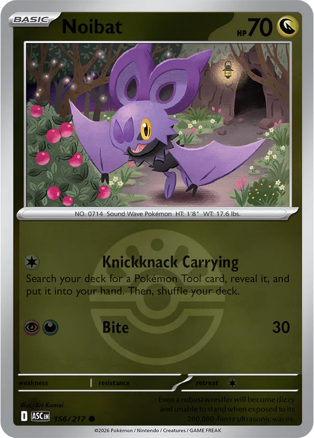Noibat (Friend Ball) Ascended Heroes Common 156/217