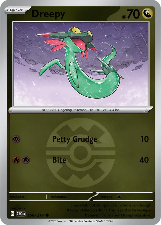 Dreepy (Quick Ball) Ascended Heroes Common 158/217