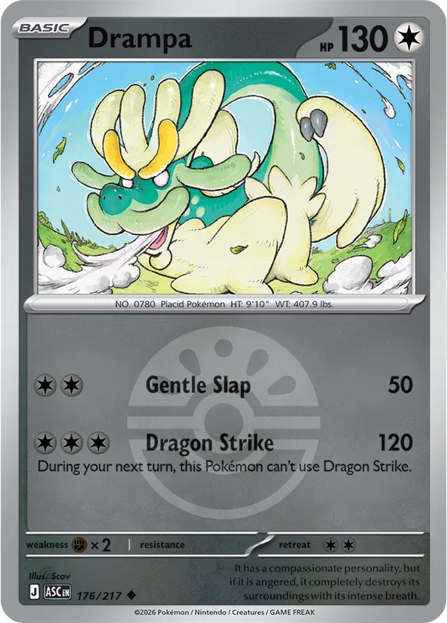 Drampa (Friend Ball) Ascended Heroes Uncommon 176/217