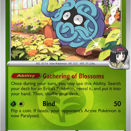 Erika's Tangela (Energy Symbol Pattern) Ascended Heroes Common 007/217