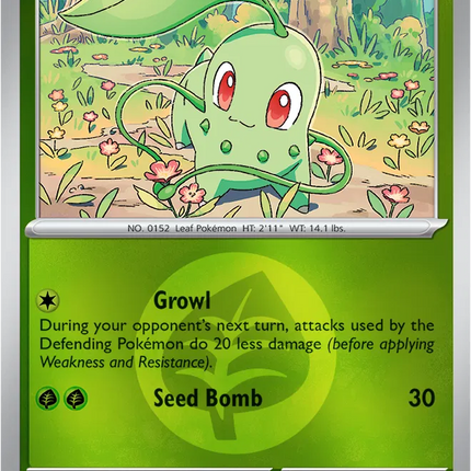 Chikorita (Energy Symbol Pattern) Ascended Heroes Common 008/217