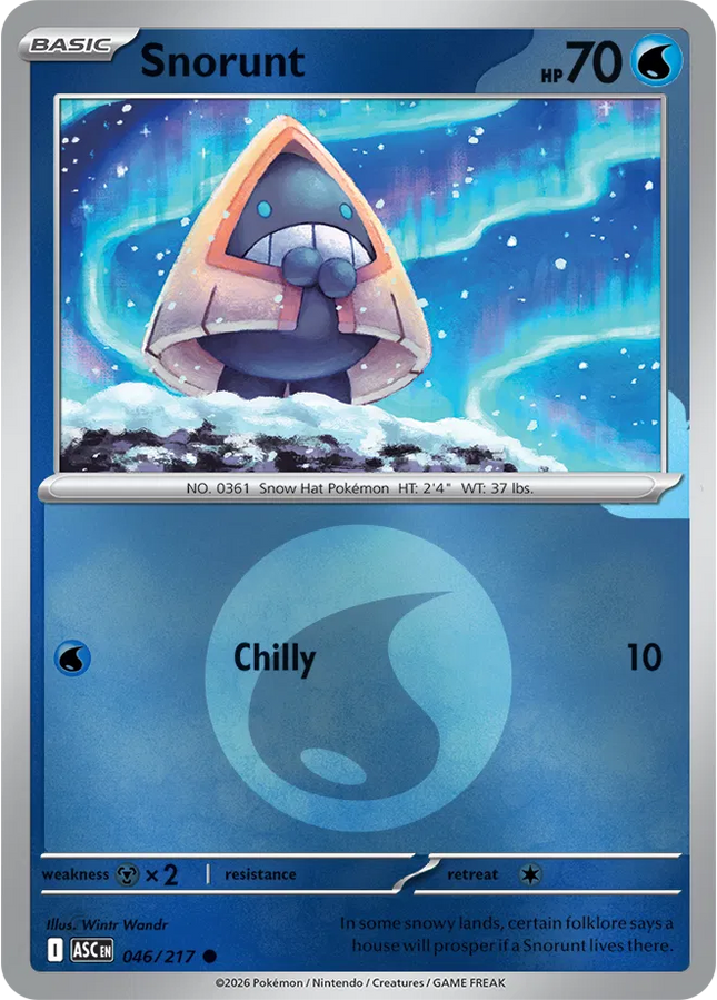 Snorunt (Energy Symbol Pattern) Ascended Heroes Common 046/217