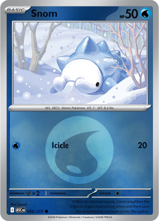 Snom (Energy Symbol Pattern) Ascended Heroes Common 052/217