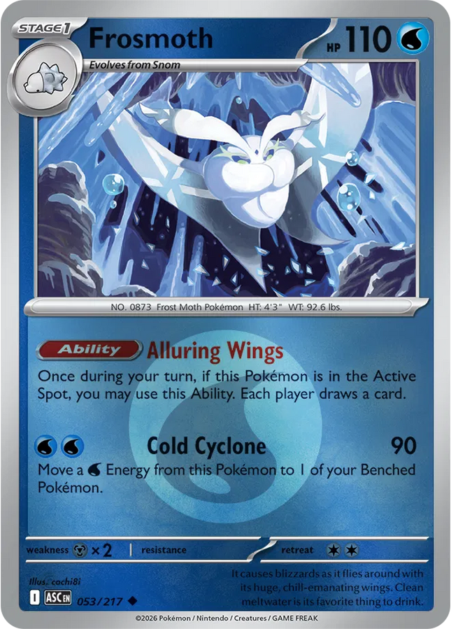 Frosmoth (Energy Symbol Pattern) Ascended Heroes Uncommon 053/217