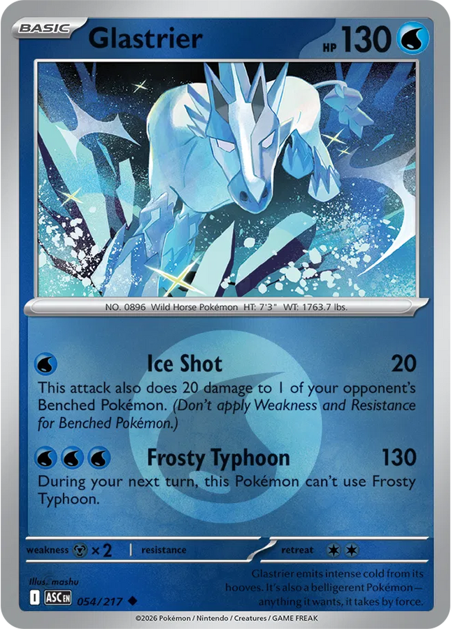 Glastrier (Energy Symbol Pattern) Ascended Heroes Uncommon 054/217