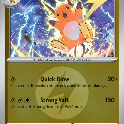 Raichu (Energy Symbol Pattern) Ascended Heroes Uncommon 056/217